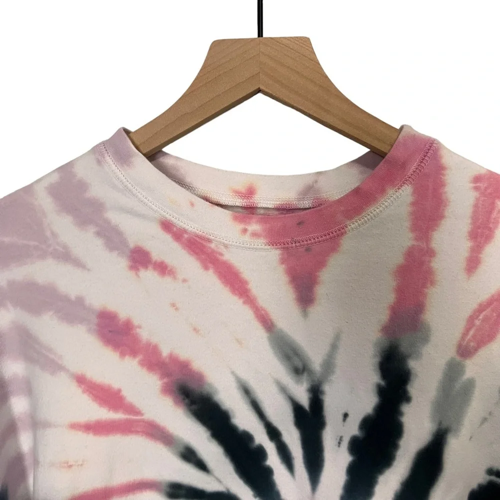 Electric & Rose Tie-Dye Epic Neil Hi-Low Sweatshirt, Small - Picture 2 of 11